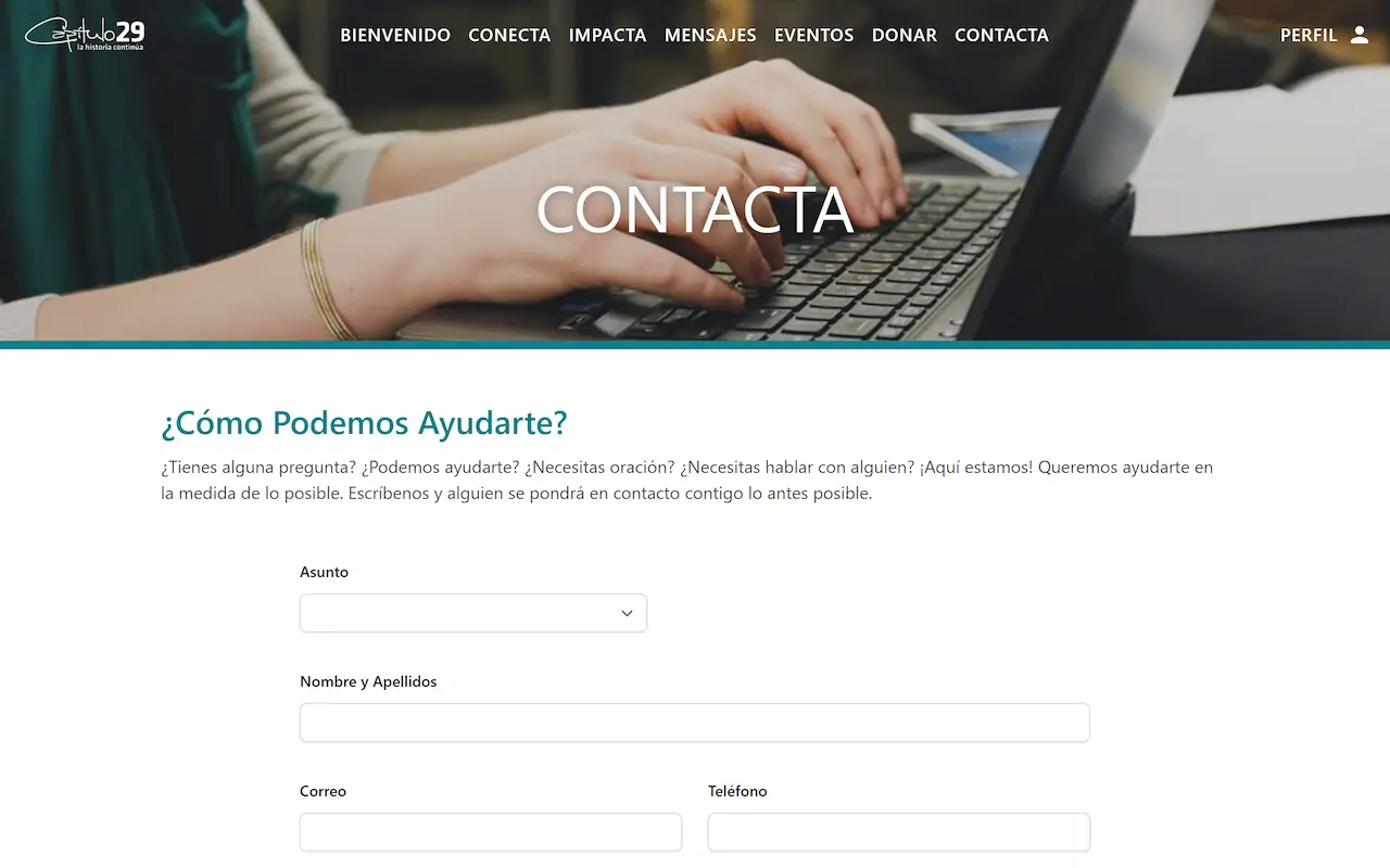 Iglesia Capítulo 29 — desktop screenshot 6