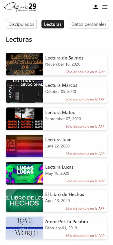 Iglesia Capítulo 29 — mobile screenshot 5