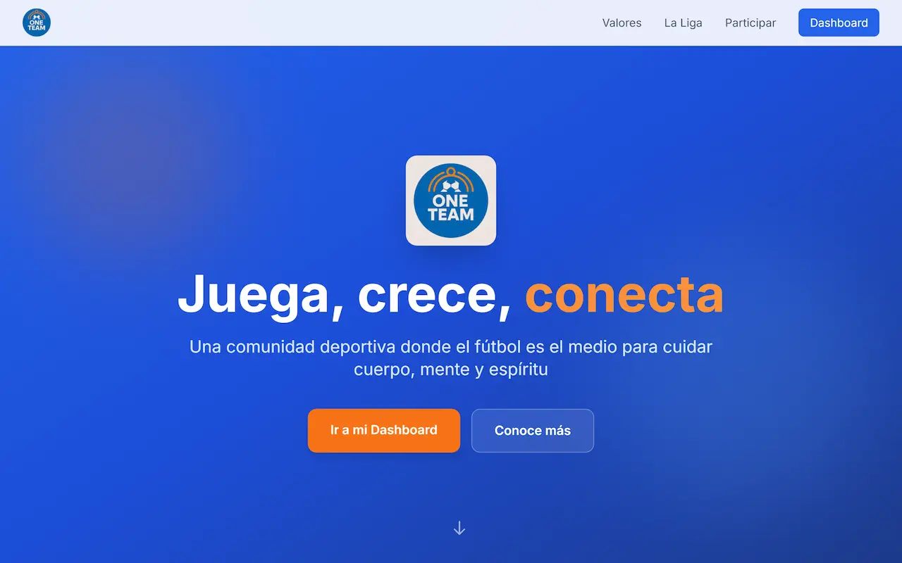 One Team — desktop screenshot 1