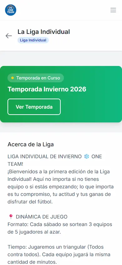 One Team — mobile screenshot 2