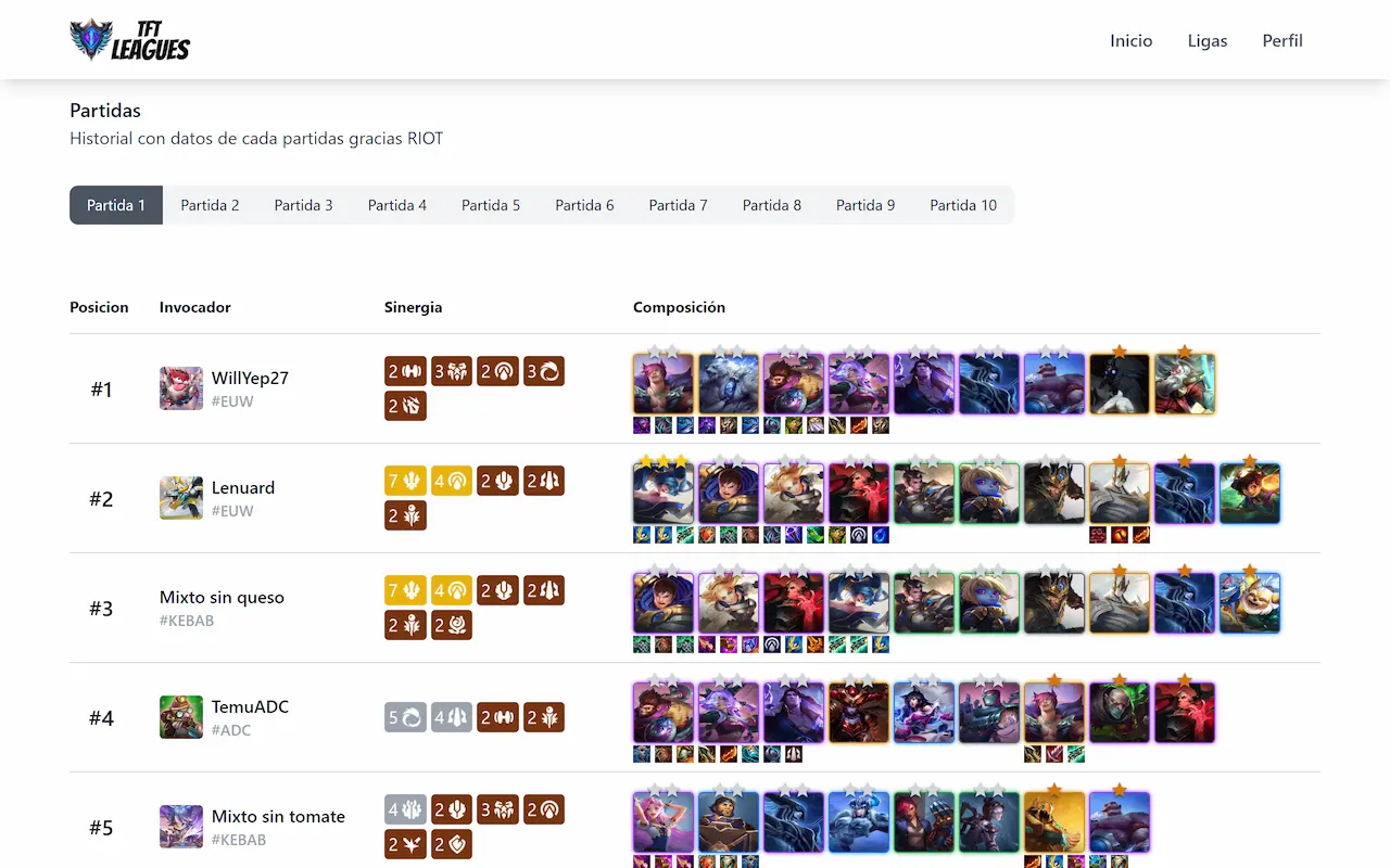 TFT Leagues — desktop screenshot 6