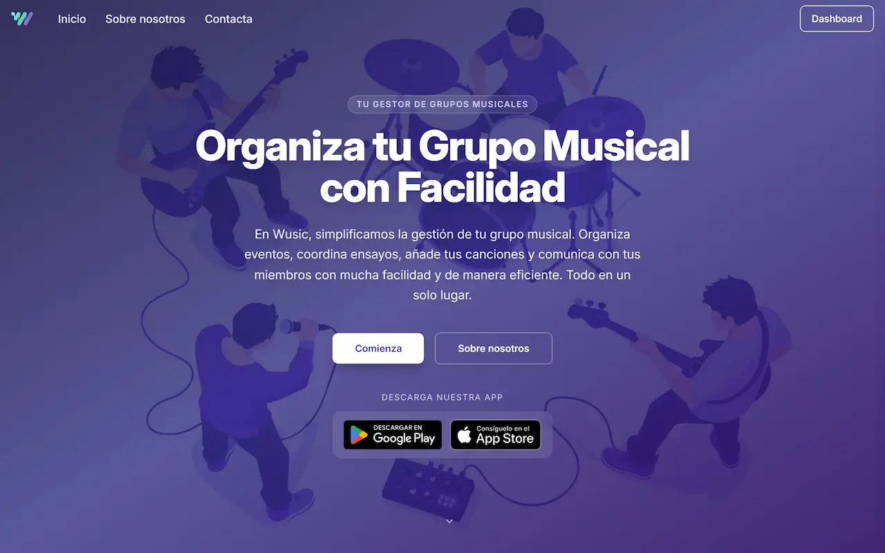 Wusic — desktop screenshot 1