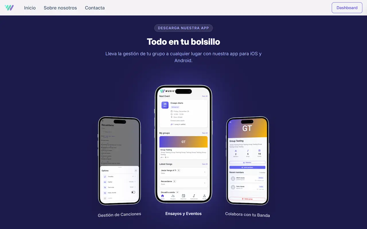 Wusic — desktop screenshot 2